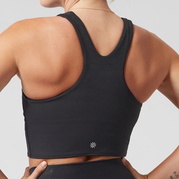ATHLETA Conscious Crop Bra BLACK Size XS - Picture 3 of 9